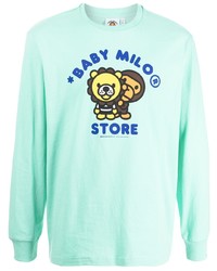 *BABY MILO® STORE BY *A BATHING APE® Logo Print Long Sleeved T Shirt