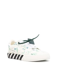Off-White Graphic Print Lace Up Sneakers