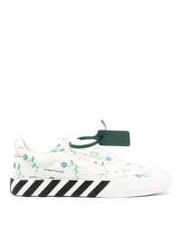 Off-White Graphic Print Lace Up Sneakers