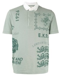 Kent & Curwen Lion Print Polo Shirt