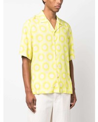 Paul Smith Abstract Pattern Print Cotton Shirt
