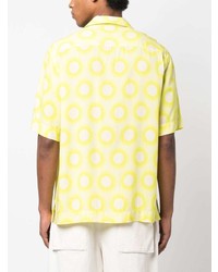 Paul Smith Abstract Pattern Print Cotton Shirt