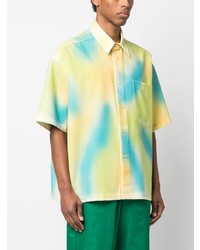 Bonsai Abstract Print Short Sleeve Shirt