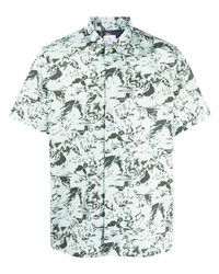 PS Paul Smith Cracked Wave Cotton Shirt