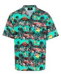 Mauna Kea Graphic Print Short Sleeve Shirt
