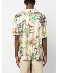 Ih Nom Uh Nit Jungle Print Short Sleeve Shirt