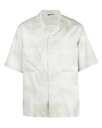 Barena Palm Print Shortsleeved Shirt