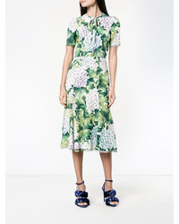 Dolce & Gabbana Kate Hydrangea Print Dress