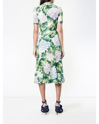 Dolce & Gabbana Kate Hydrangea Print Dress