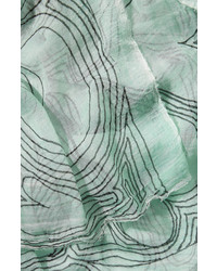 Faliero Sarti Printed Cotton Scarf With Silk
