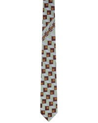Dries Van Noten Multicolor Silk Tie