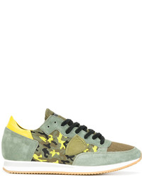 Philippe Model Camouflage Print Sneakers