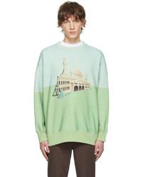Undercover Green Cotton Sweatshirt