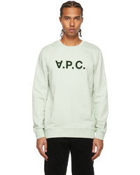A.P.C. Green Vpc Crewneck Sweatshirt