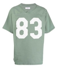 ERL Number Print Cotton T Shirt