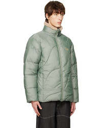 Dime Green Kanuk Edition Wave Puffer Jacket