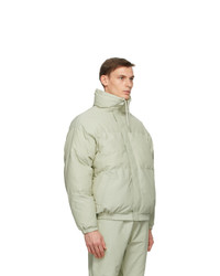 Essentials Green Puffer Jacket
