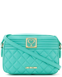 Mint Quilted Crossbody Bag
