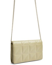 Mint Quilted Leather Crossbody Bag