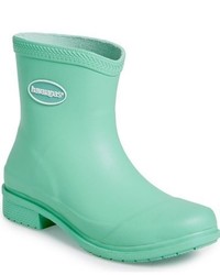 Mint Rain Boots