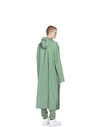 Fear Of God Green Nylon Hooded Raincoat