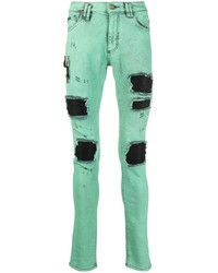 Mint Ripped Skinny Jeans