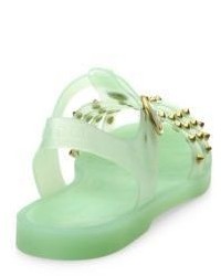 Gucci Transparent Rubber Sandals