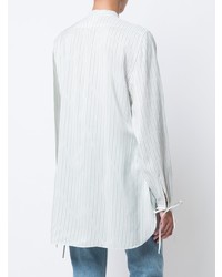 JW Anderson Ruffle Front Striped Blouse