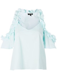 Topshop Ruffle Cold Shoulder Camisole Top