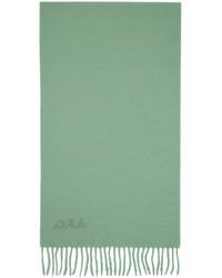 A.P.C. Green Ambroise Brode Scarf