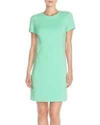 Vince Camuto Seamed Shift Dress Size 16 Green