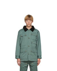 Vyner Articles Blue Cotton Cargo Worker Jacket