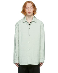 Jil Sander Green Recycled Quilted Jacket