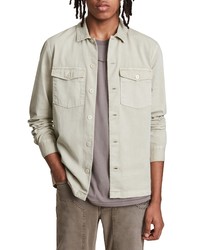 AllSaints Spotter Cotton Button Up Shirt