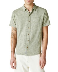 Lucky Brand Short Sleeve Button Up Shirt In Four Leaf Clover At Nordstrom