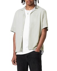 AllSaints Venice Short Sleeve Button Up Camp Shirt