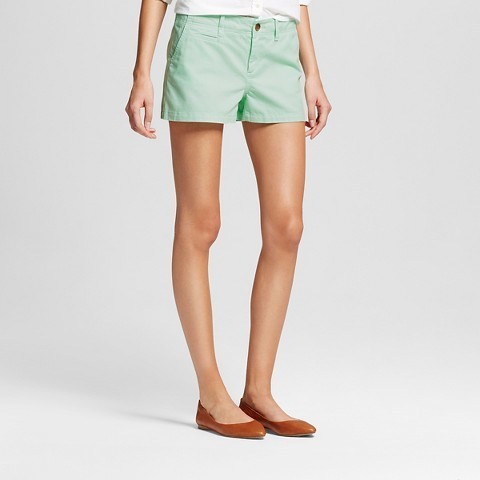 mint chino shorts