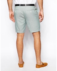 Asos Slim Fit Shorts In Oxford