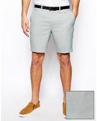 Asos Slim Fit Shorts In Oxford
