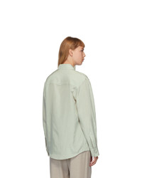 Low Classic Green Silk Shirt