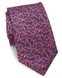 Isaia Mint Coral Tie