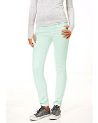 Delia's Olivia Low Rise Jeggings In Mint