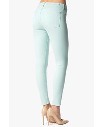 7 For All Mankind The Slim Illusion Ankle Skinny In Mint