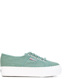 Superga Platform Lace Up Sneakers