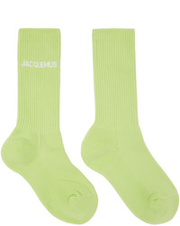 Jacquemus Green Les Chaussettes Socks