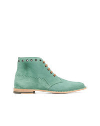 Mint Suede Casual Boots