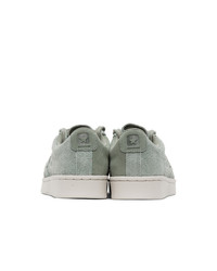 Converse Green Suede Pro Leather Ox Sneakers