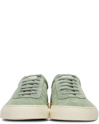 Common Projects Green Suede Summer Edition Low Sneakers