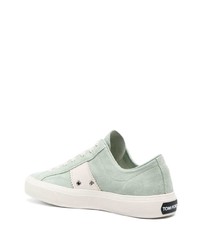 Tom Ford Panelled Lace Up Suede Sneakers