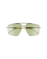 Gucci 60mm Aviator Sunglasses